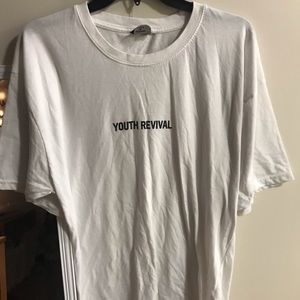 White Hillsong Young & Free T-Shirt